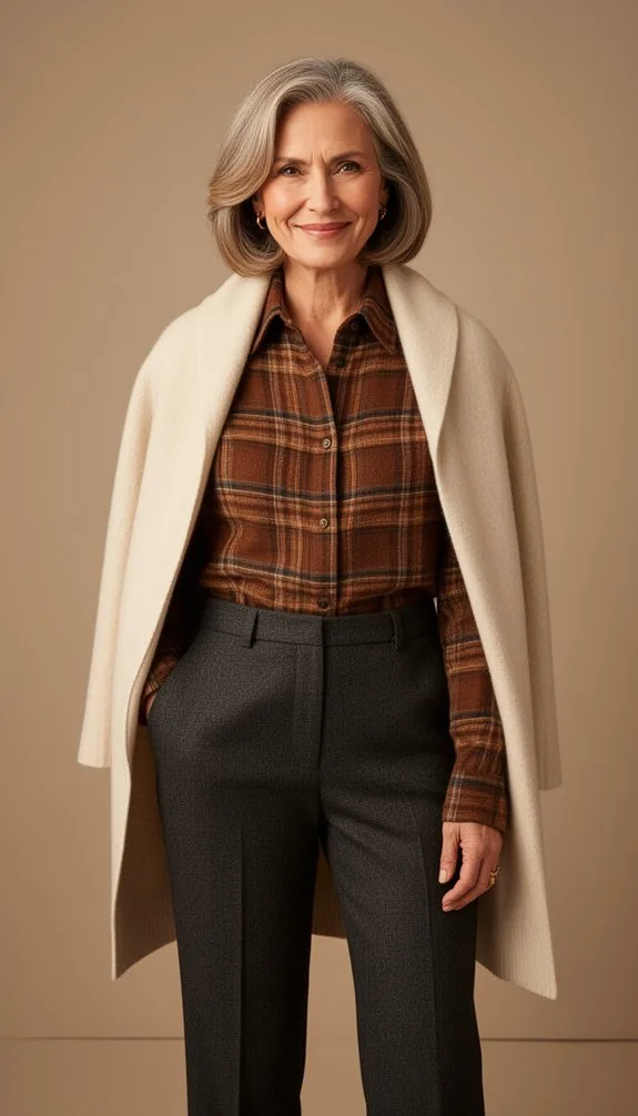 autumnal layered earthy elegance