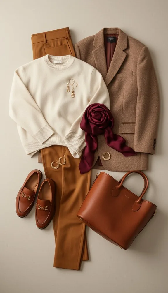 curated cozy polished neutral separates