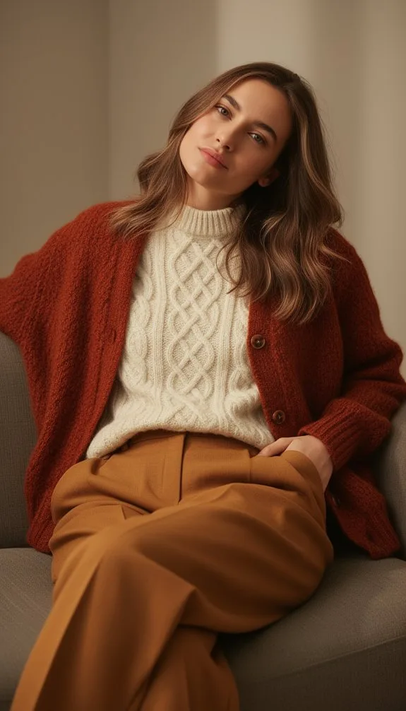 layered neutral autumnal warmth