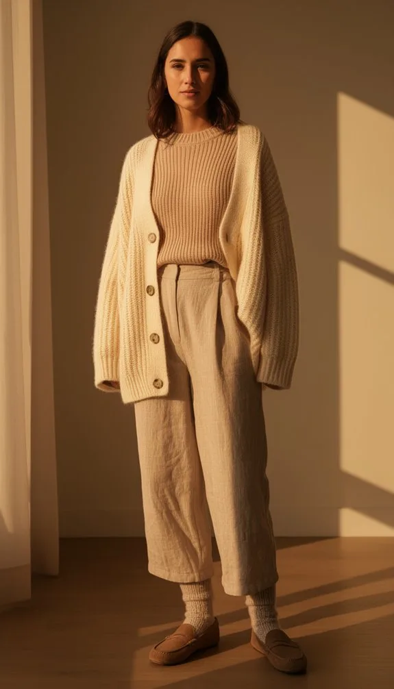 layered comfort for fluctuating temperatures