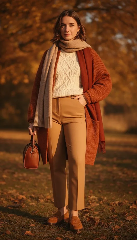 layered casual to polished thanksgiving style