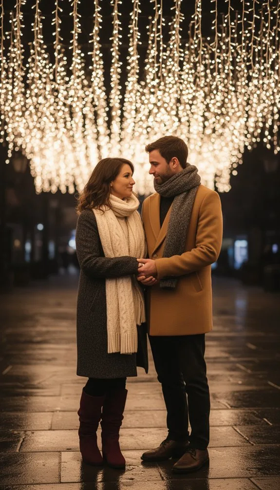 layered winter date night warmth