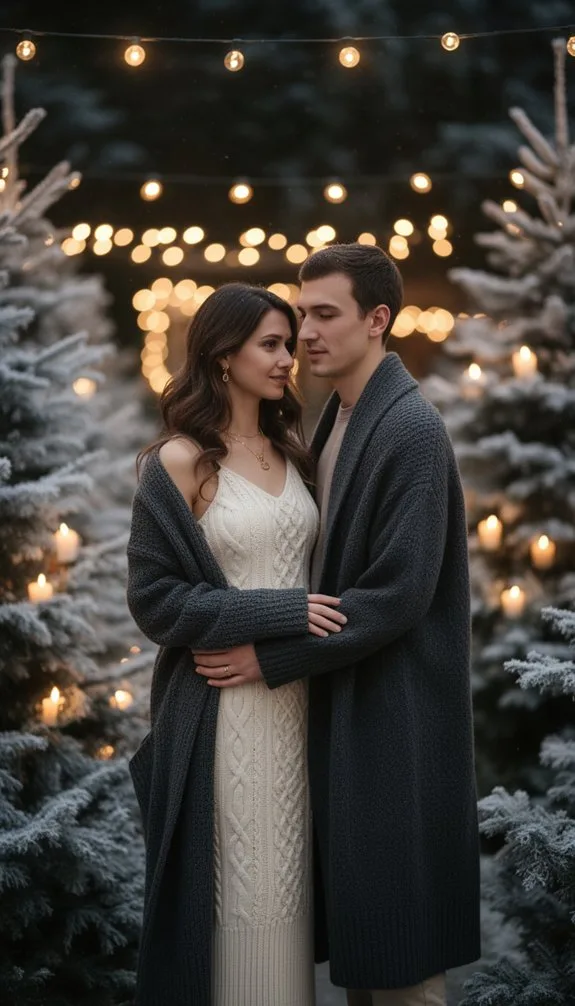 chunky knit romantic winterwear