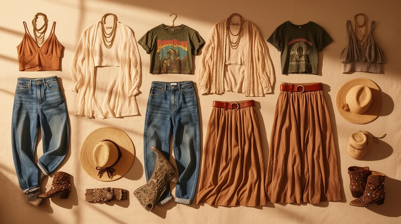 casual coachella 2025 outfit ideas