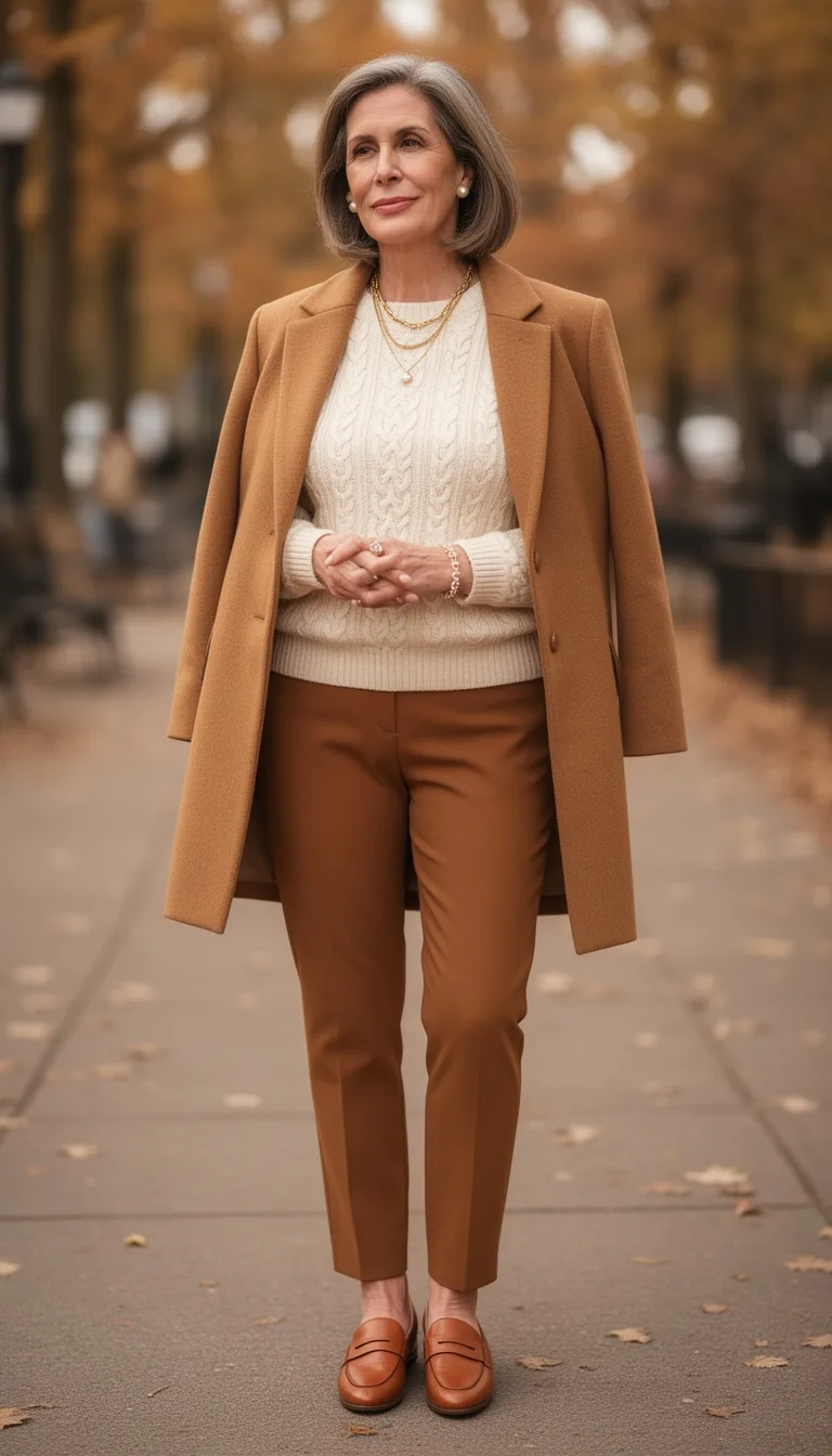 understated gold and leather