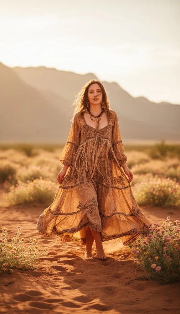boho maxi desert ready dresses