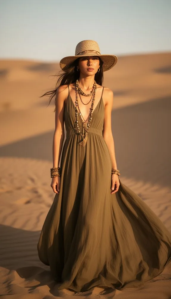 desert ready bohemian maxi ensemble