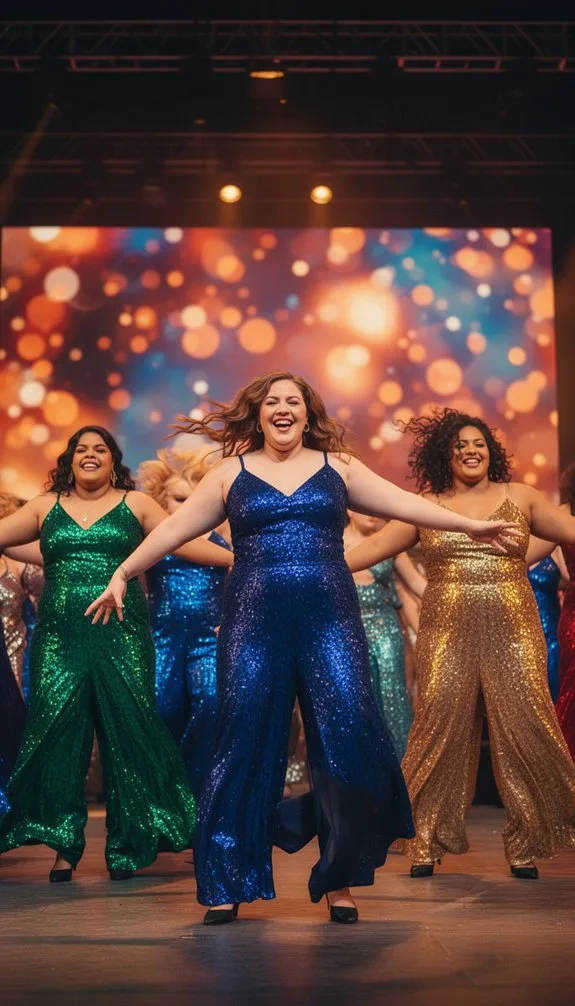 curve flattering festival jumpsuit sets