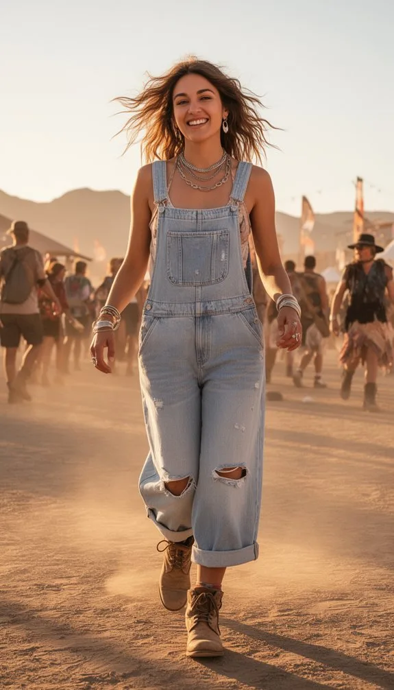 carefree short denim outfit