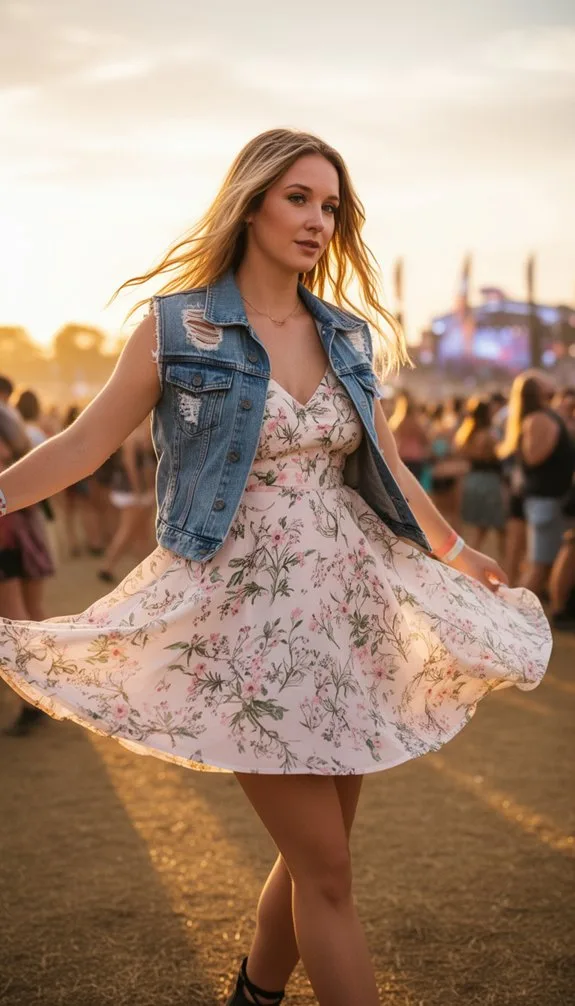 flirty floral mini ensemble