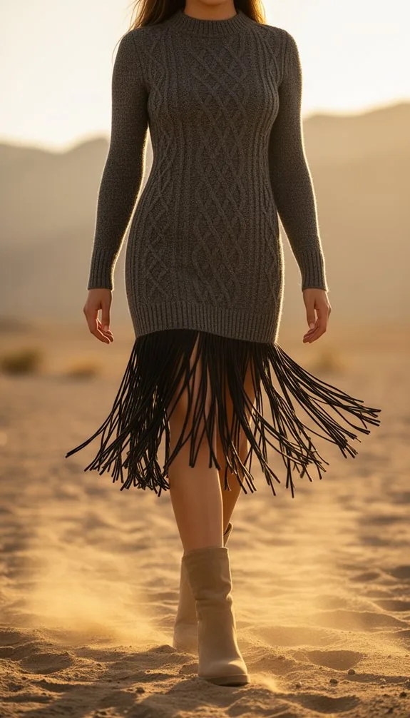 edgy boho desert glamour
