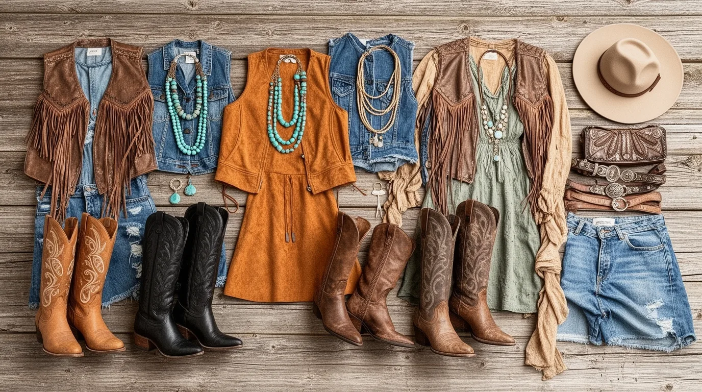 rustic western vintage travel style