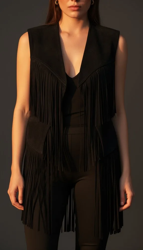 suede fringe festival ready look