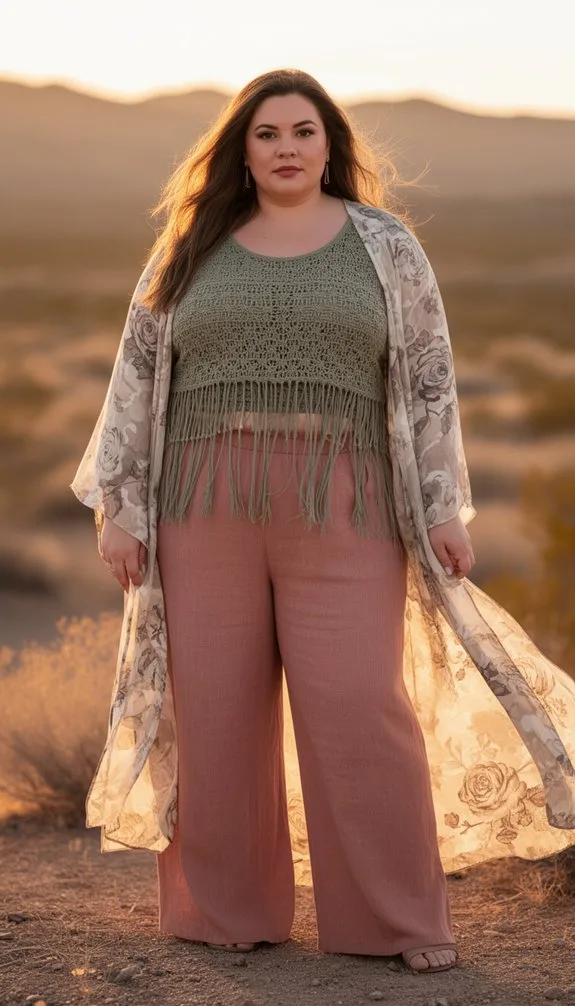 muted florals flowing layers
