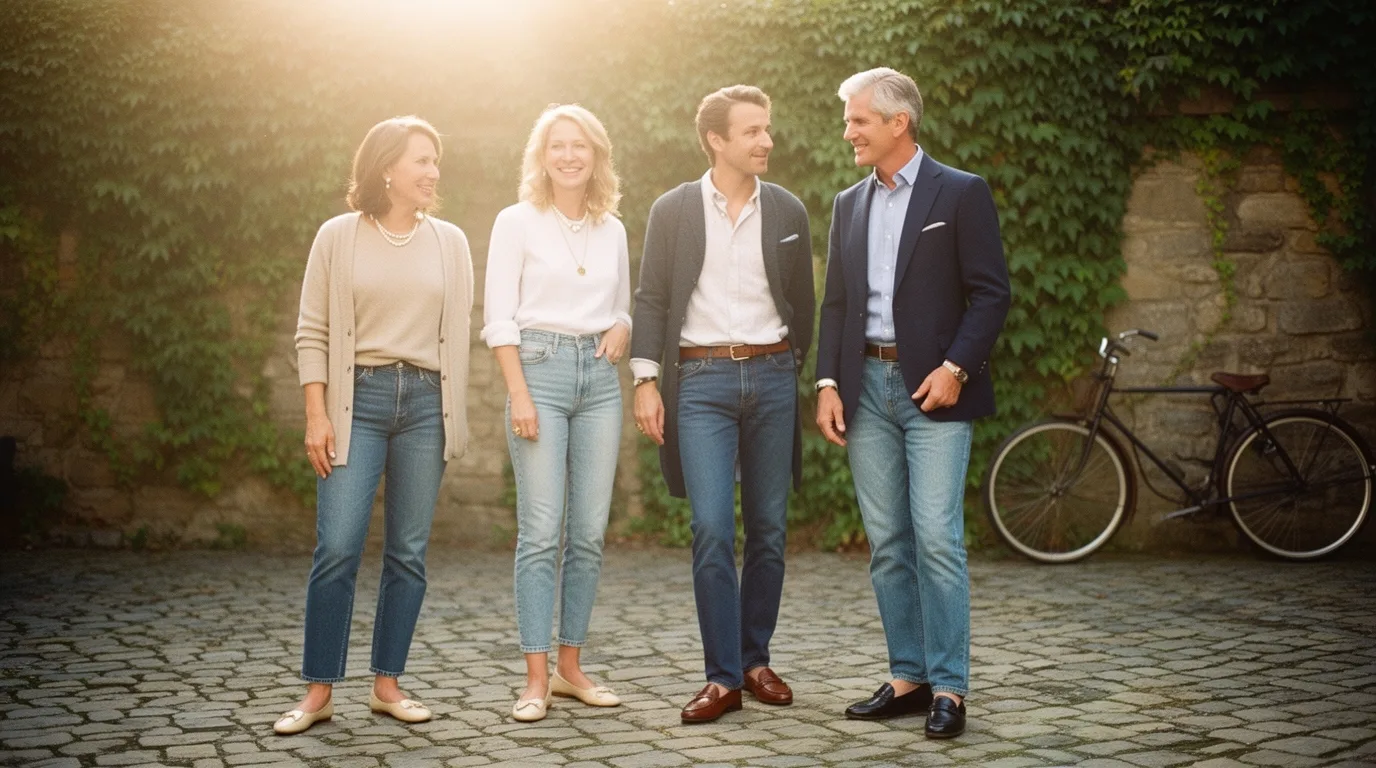classic old money jeans looks