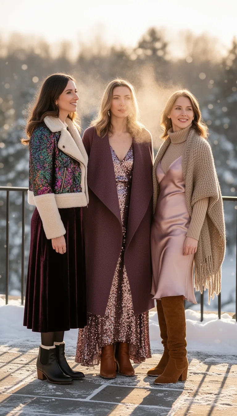 warm grippy layered wedding footwear
