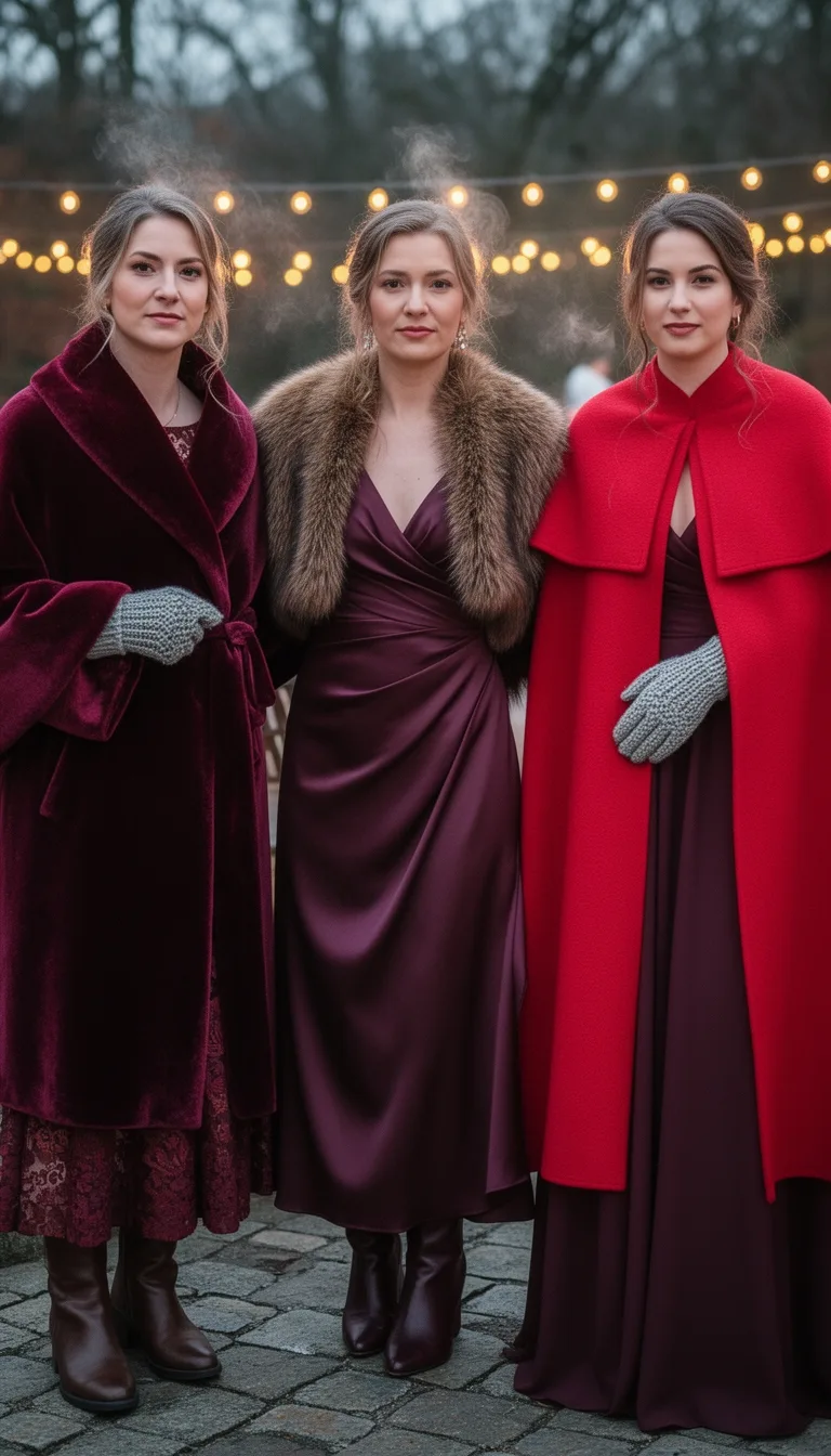 rich winter red elegance