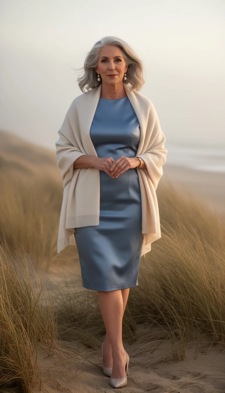 resort elegant coastal winter look