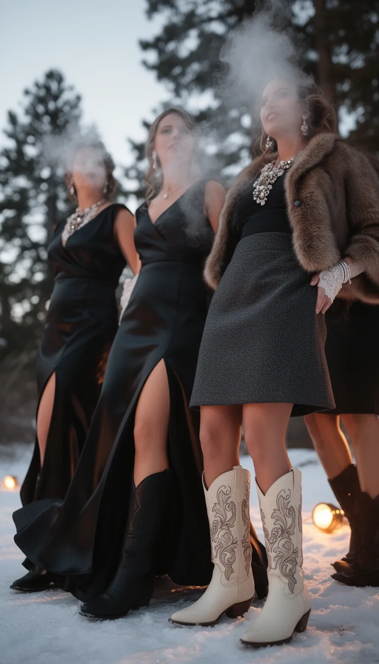 satin slit meets wool