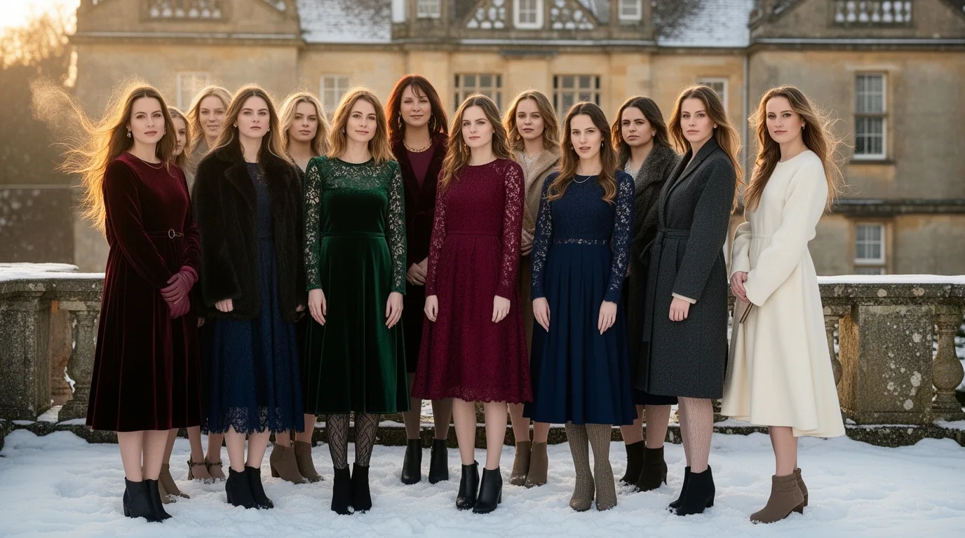 casual winter wedding guest dresses