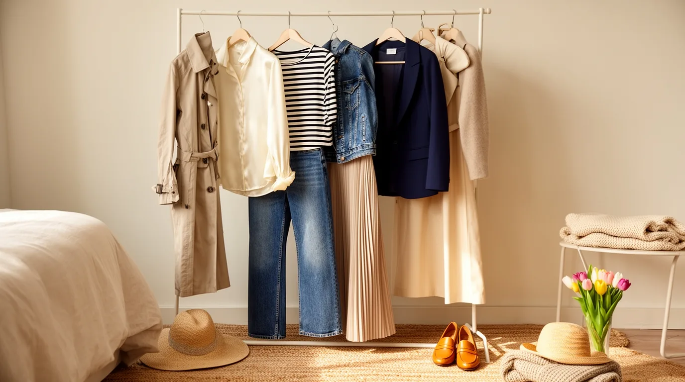 timeless spring capsule wardrobe