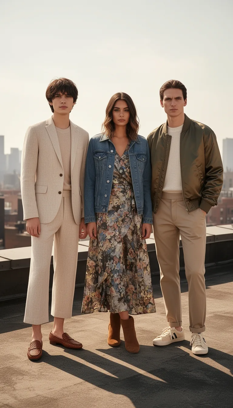 mix textures for balanced spring