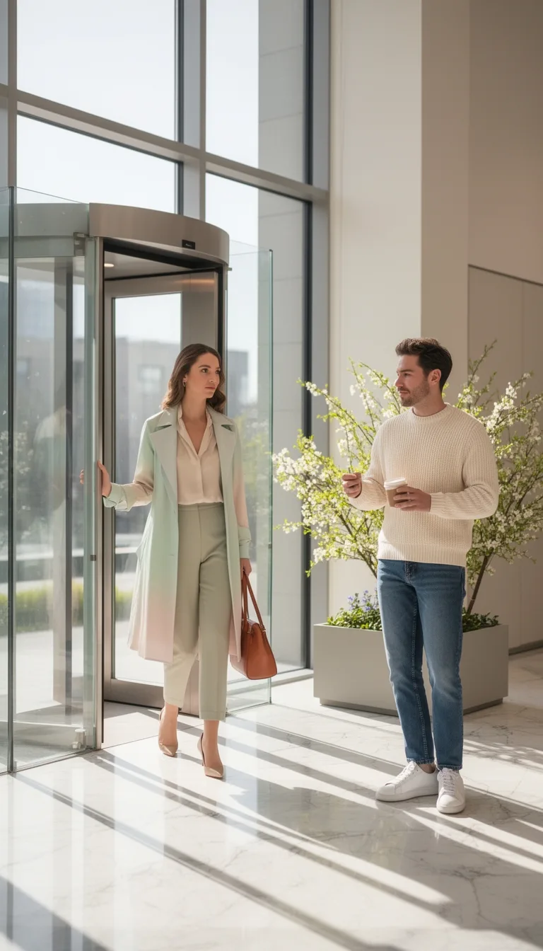 tailored neutrals with pastelaccent