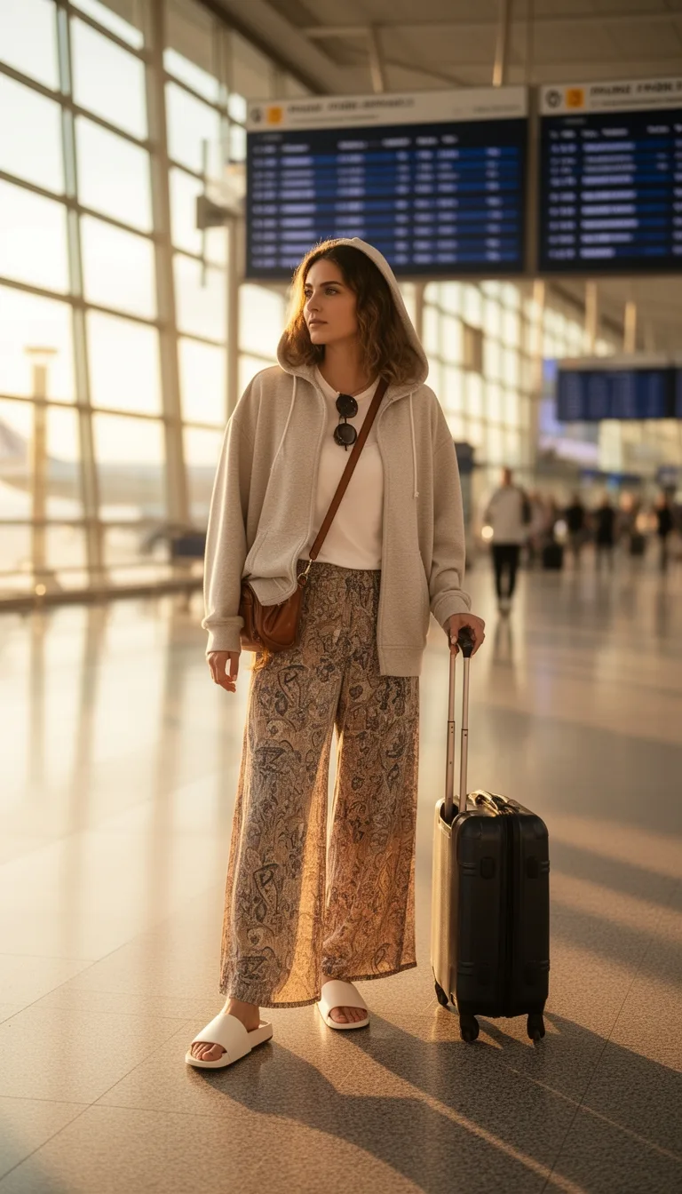 oversized hoodie palazzo pants