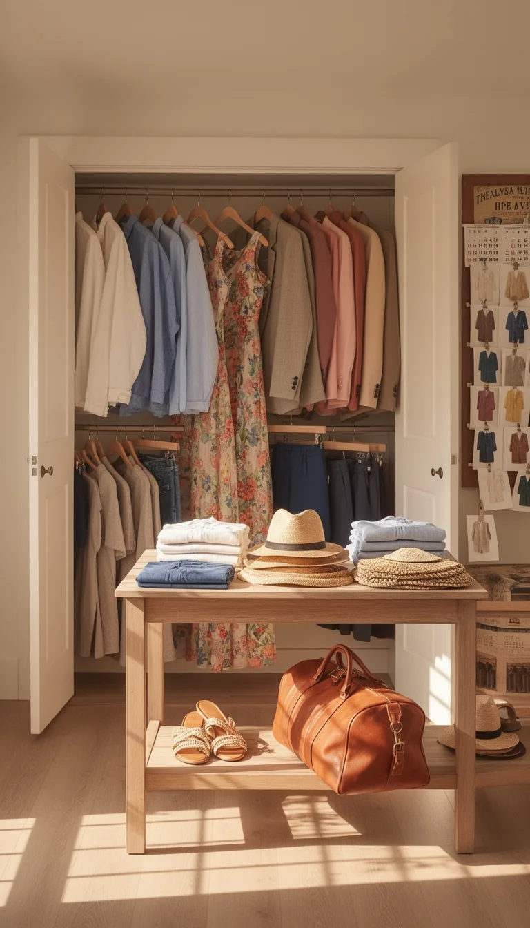 seasonal curated closet rotation