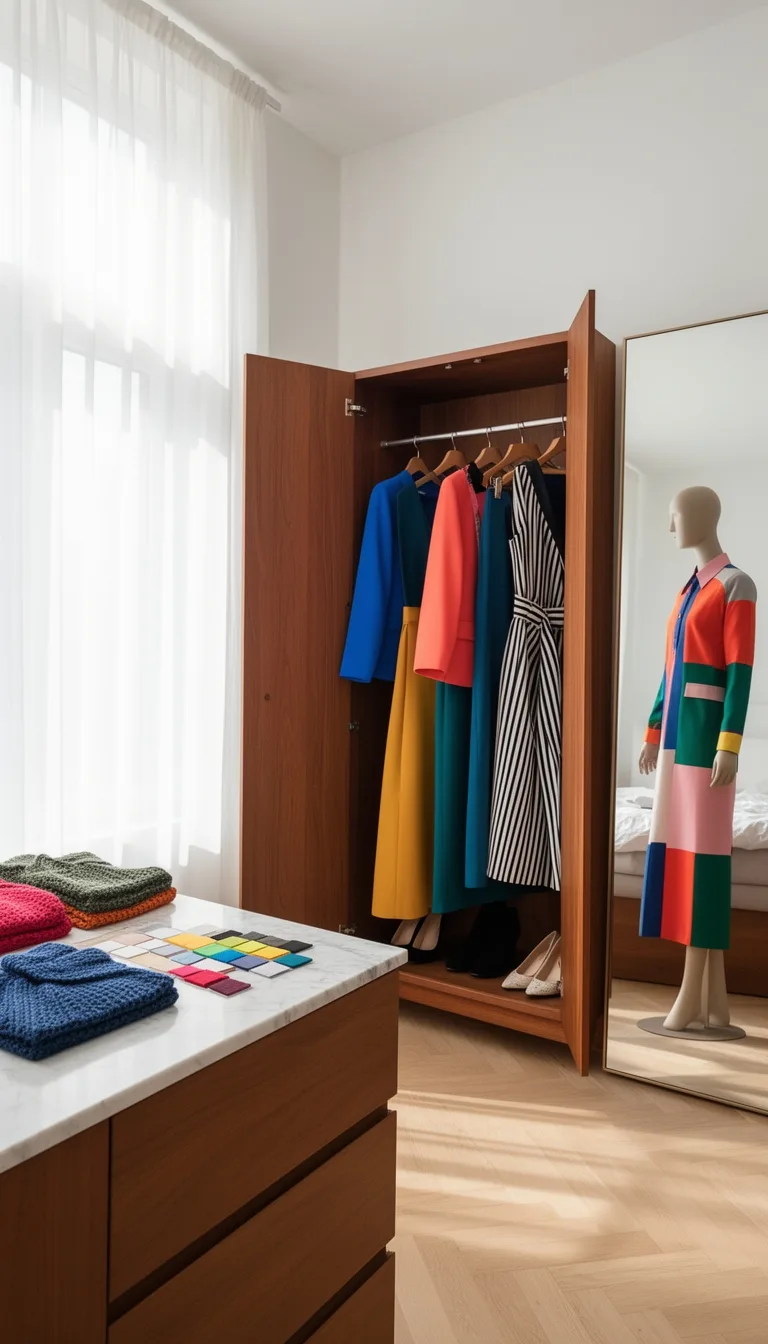 bold contrasting seasonal capsule styling