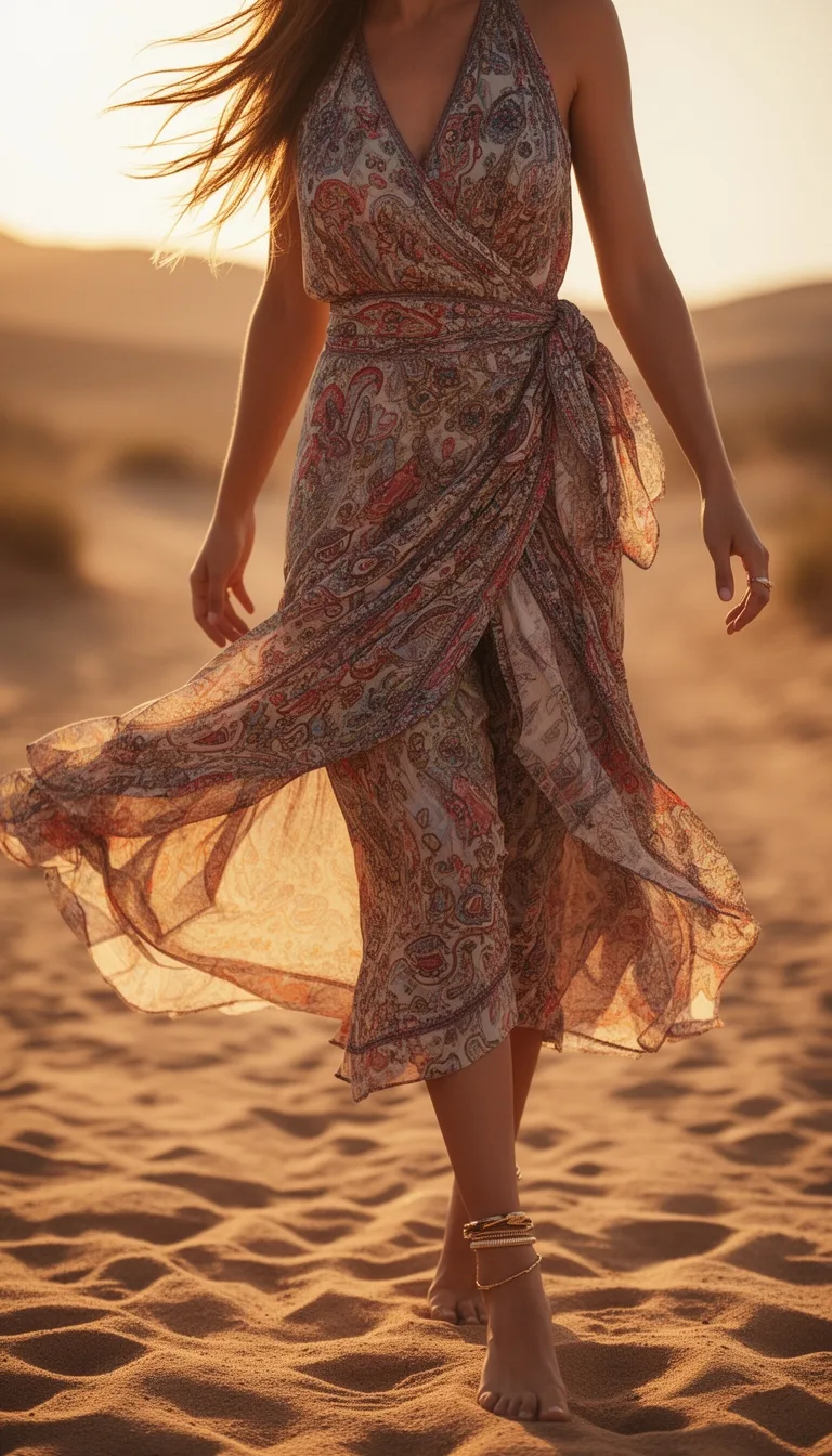 boho wrap knot for movement