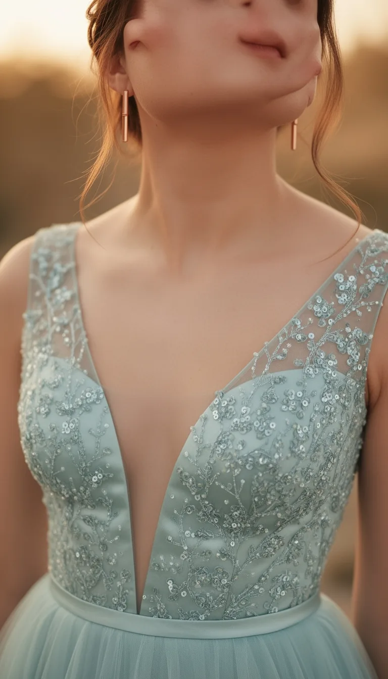 iridescent sequin dress bars