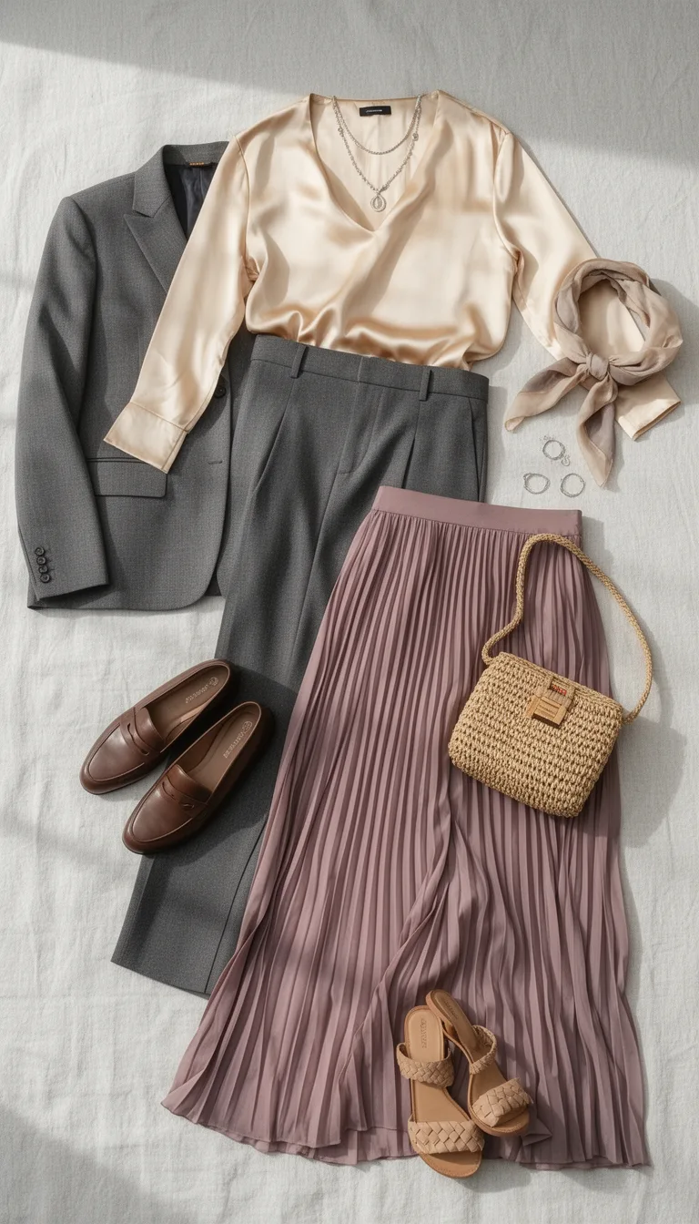 buttery silk blouse versatility