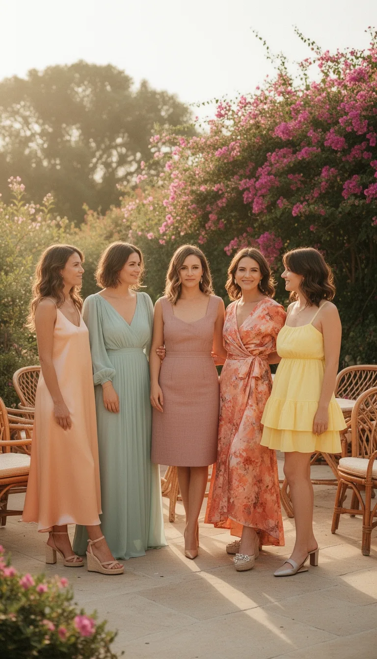 vibrant summer wedding dresses