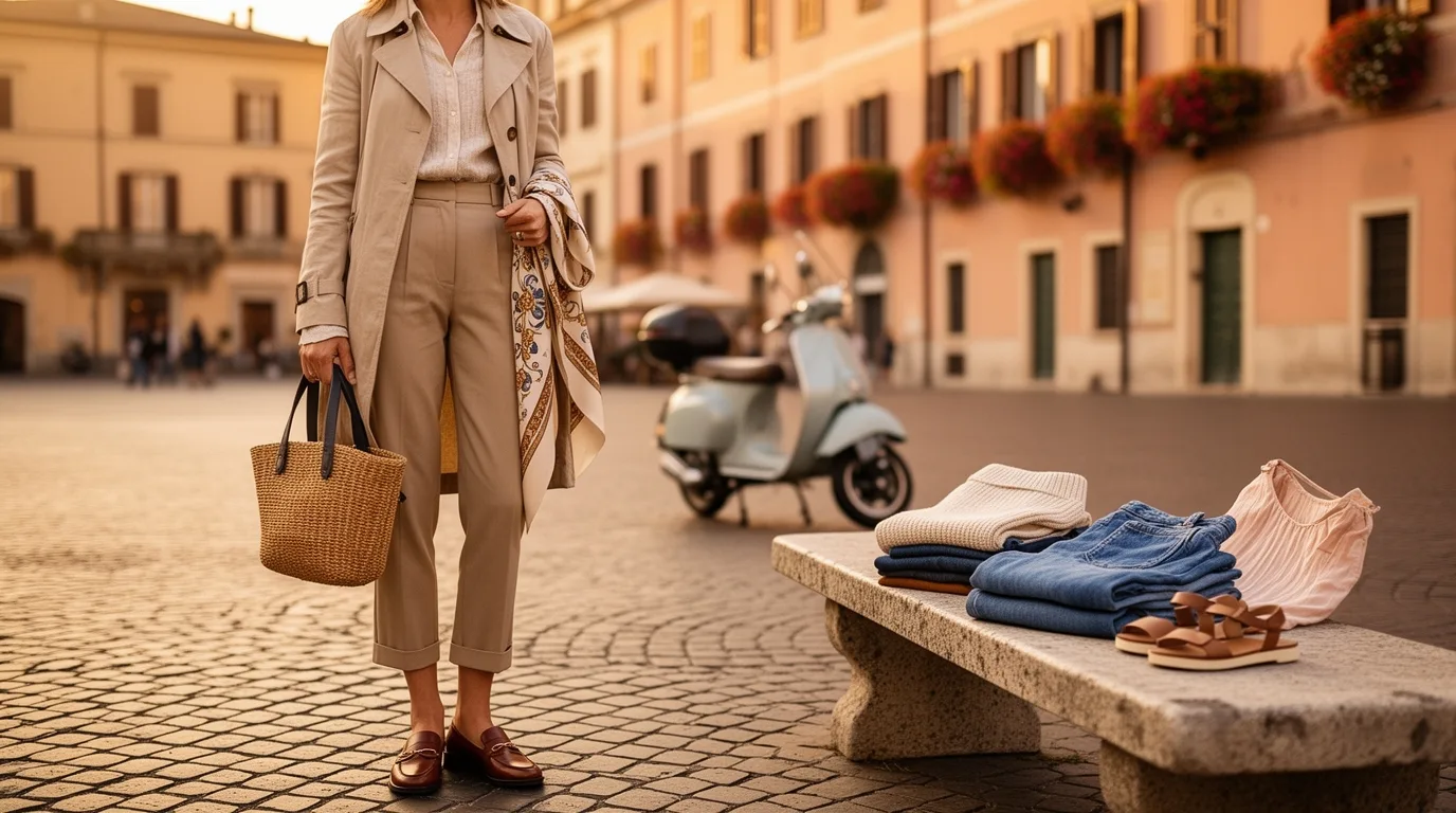 italy spring capsule wardrobe