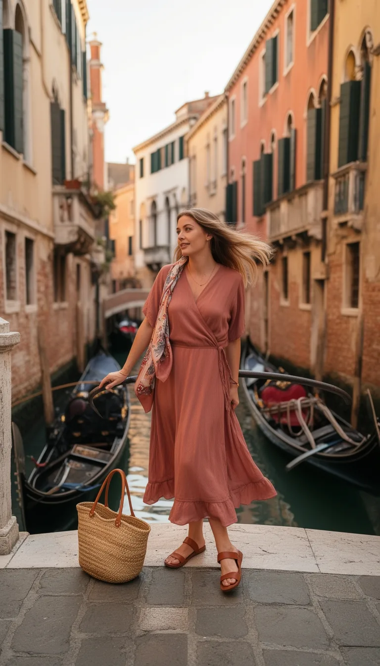 breezy teal wrap dress