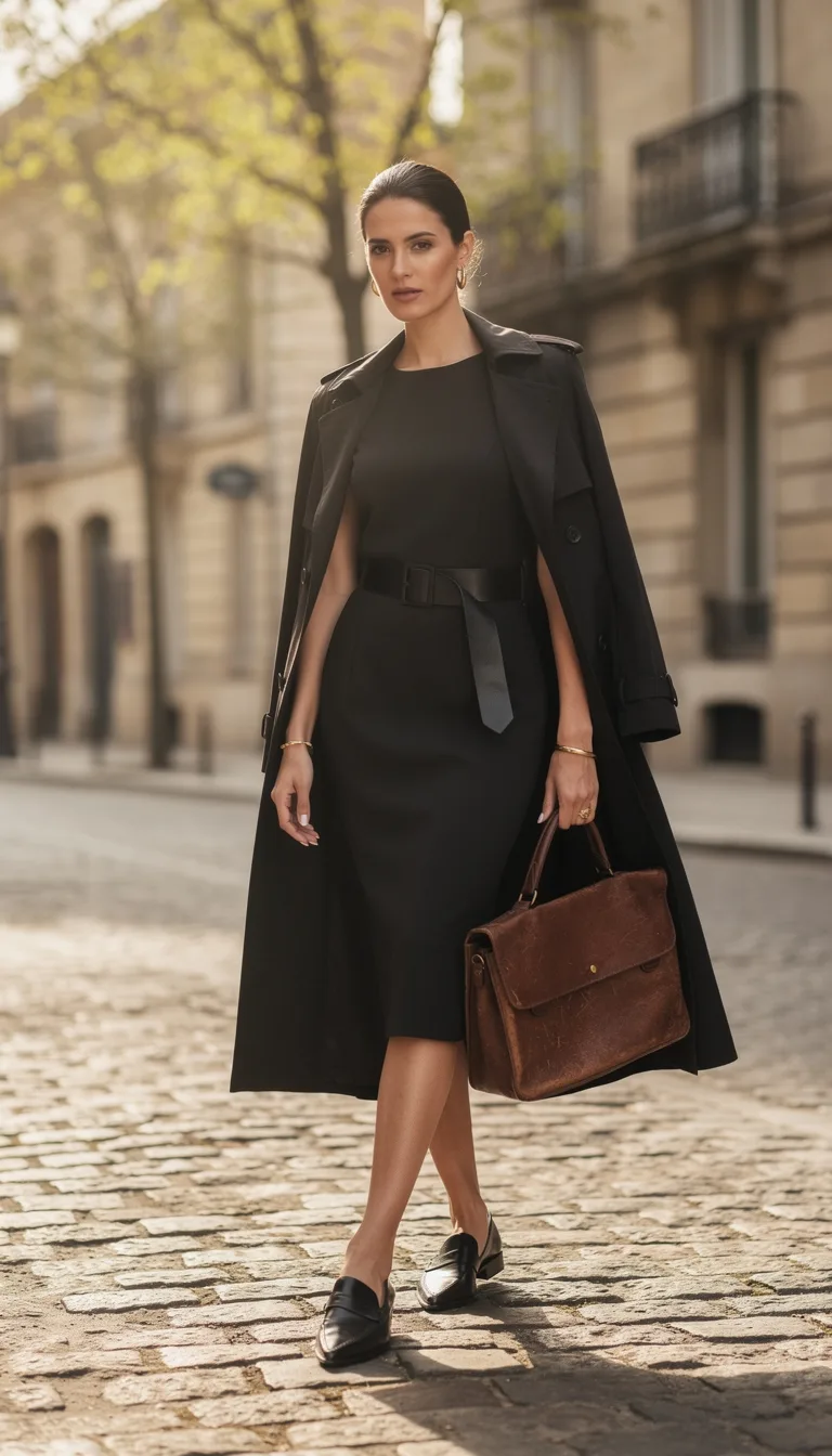 timeless black tailored outerwear options