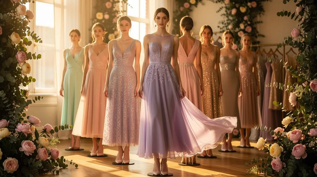 semi formal spring wedding attire
