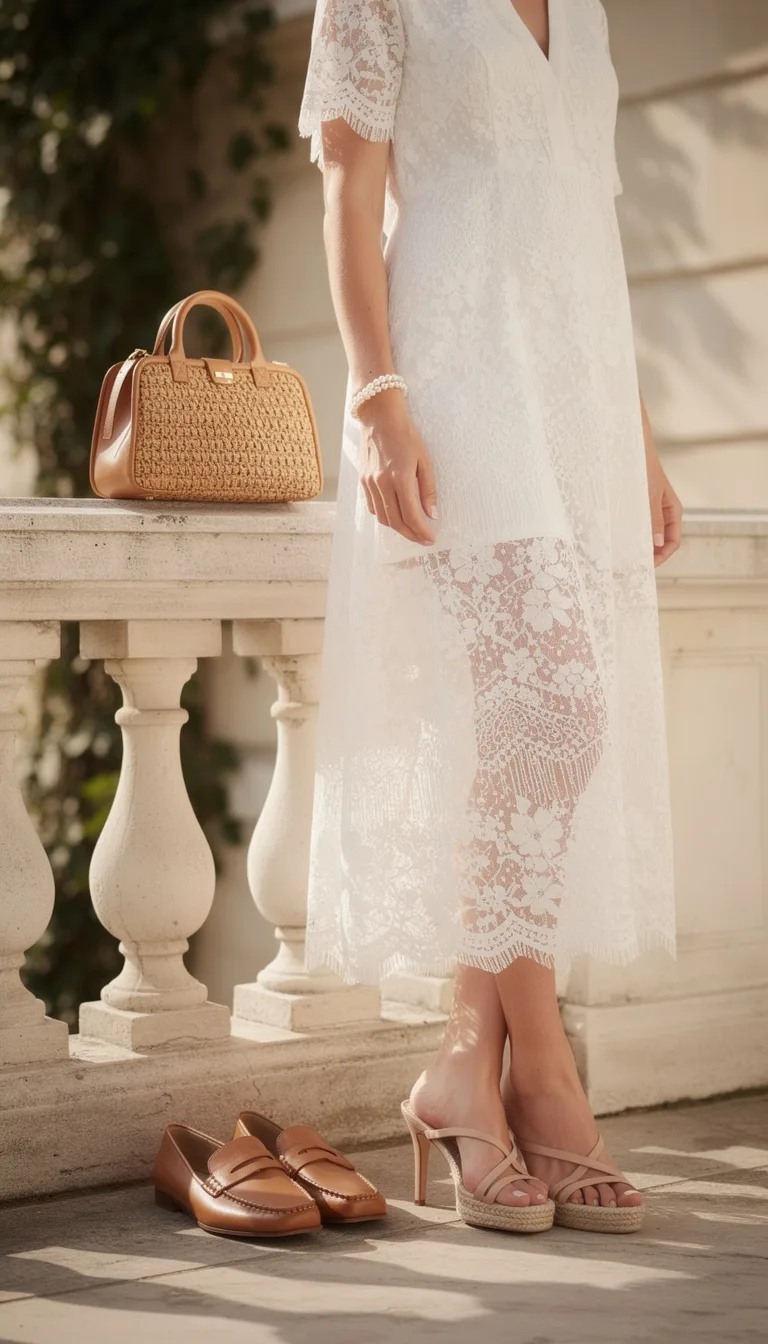 lace woven nude timeless