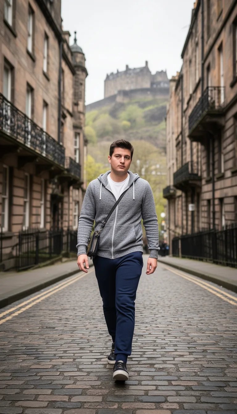olive hoodie tapered joggers