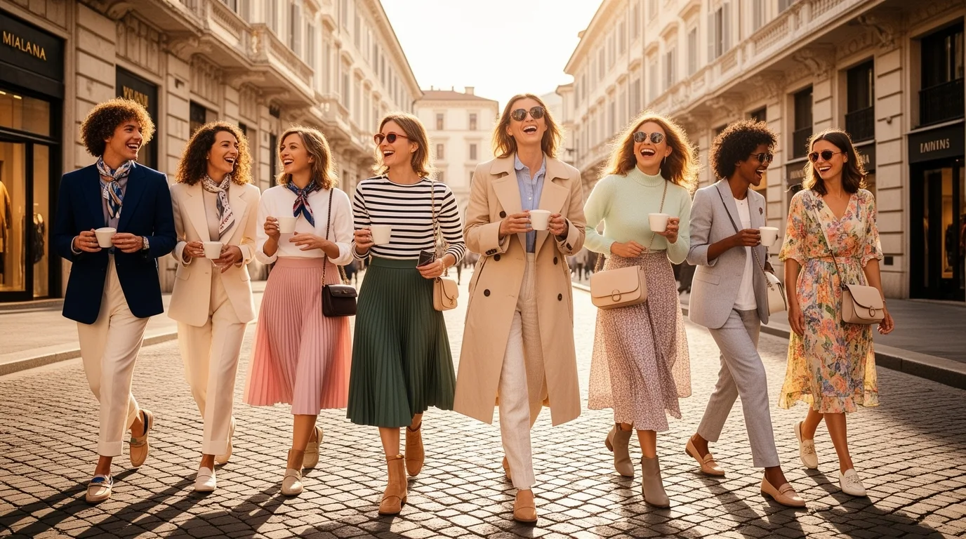 chic european spring streetwear
