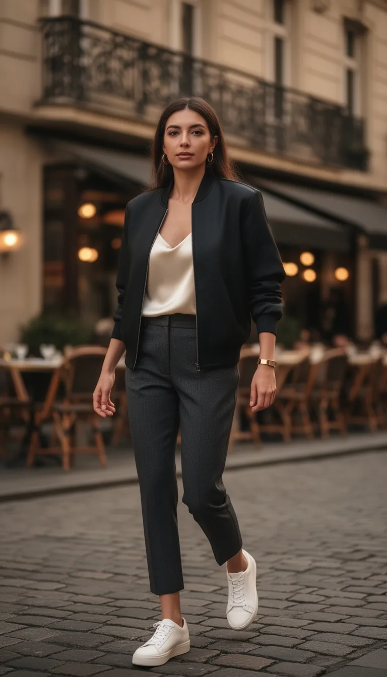 tailored sporty elegant citywear