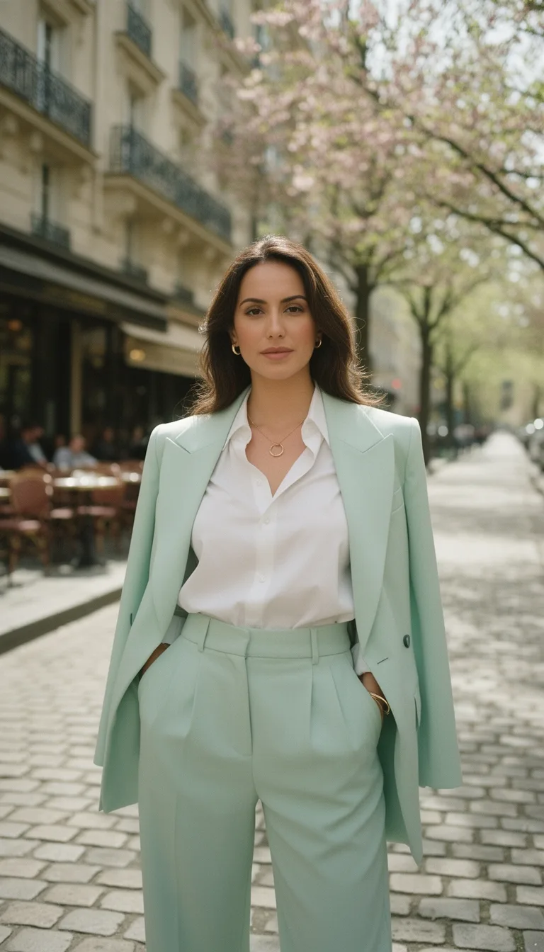 crisp white shirt ensemble