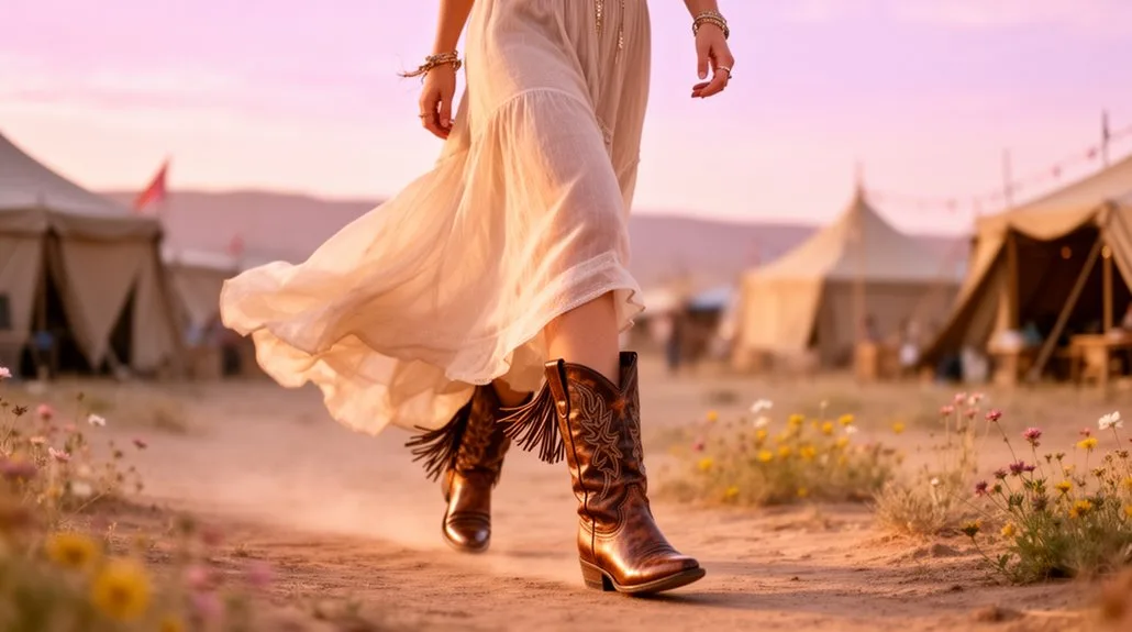 cowboy boots rule coachella