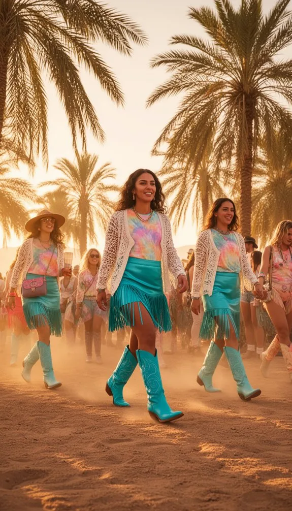 boots elevate festival ensembles