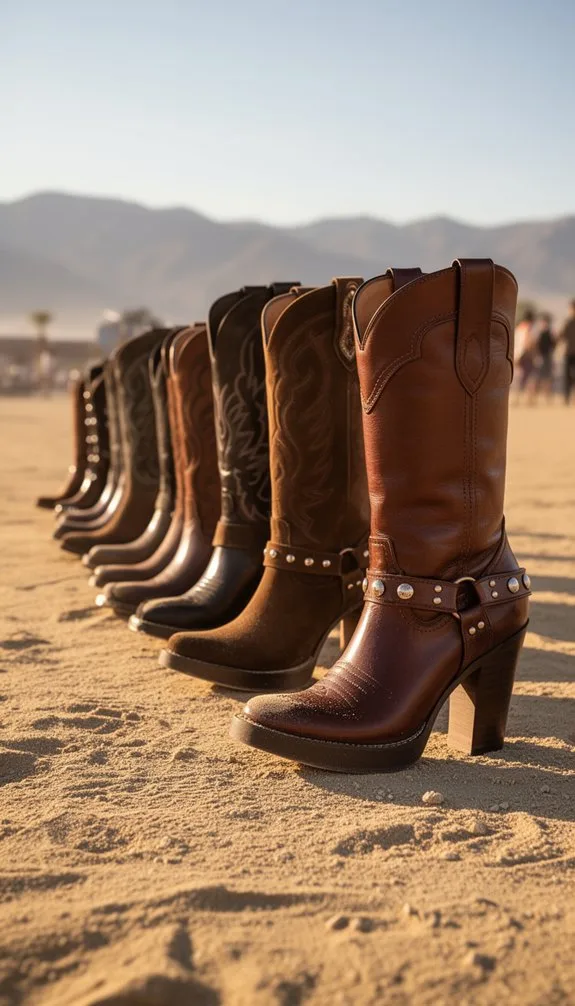 material heel weatherproof elegance