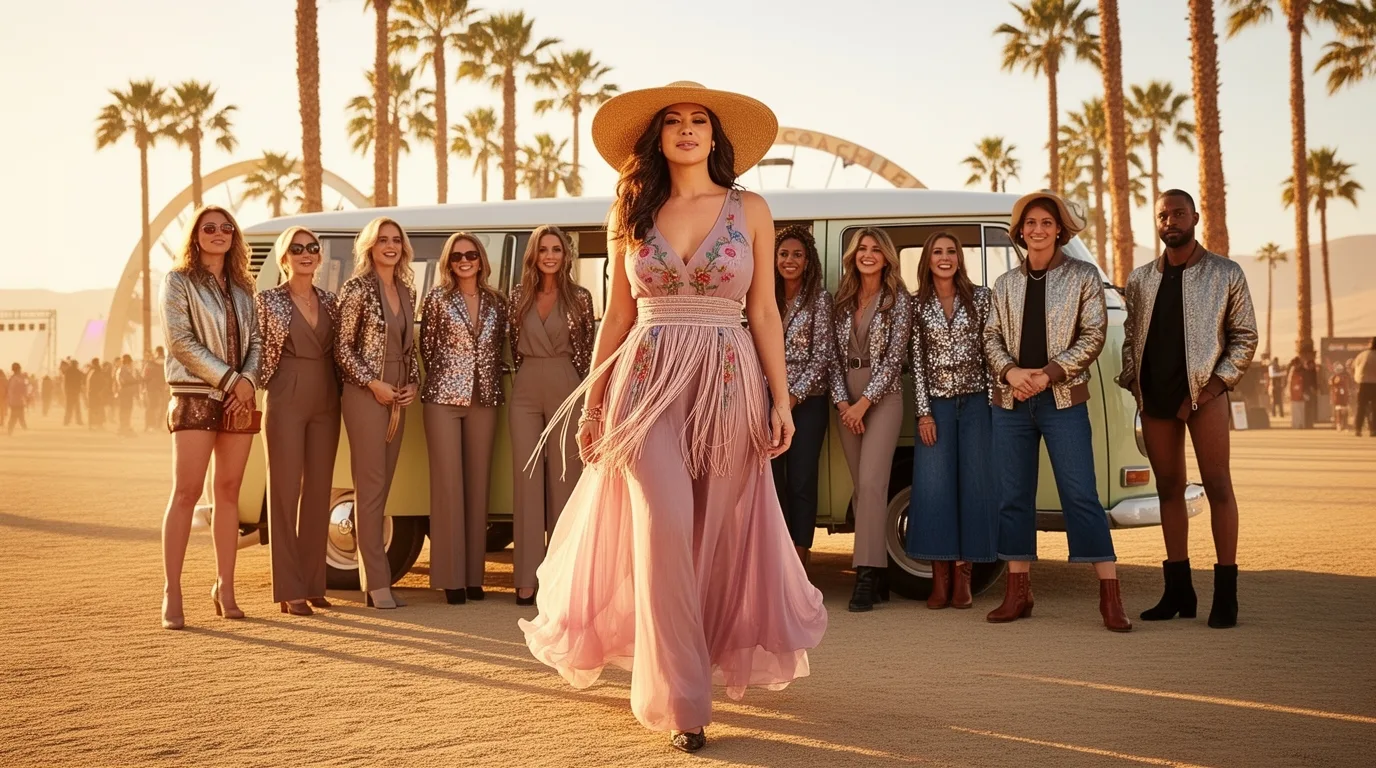 confident plus size coachella outfits