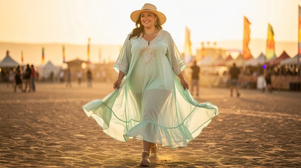 comfortable flowing festival kaftan