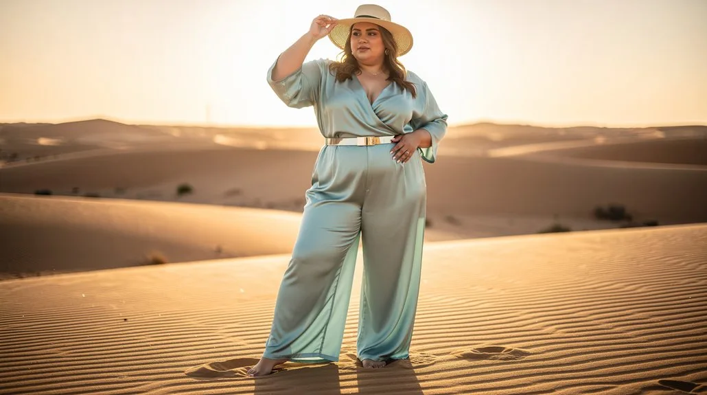 effortless bold wide leg jumpsuit
