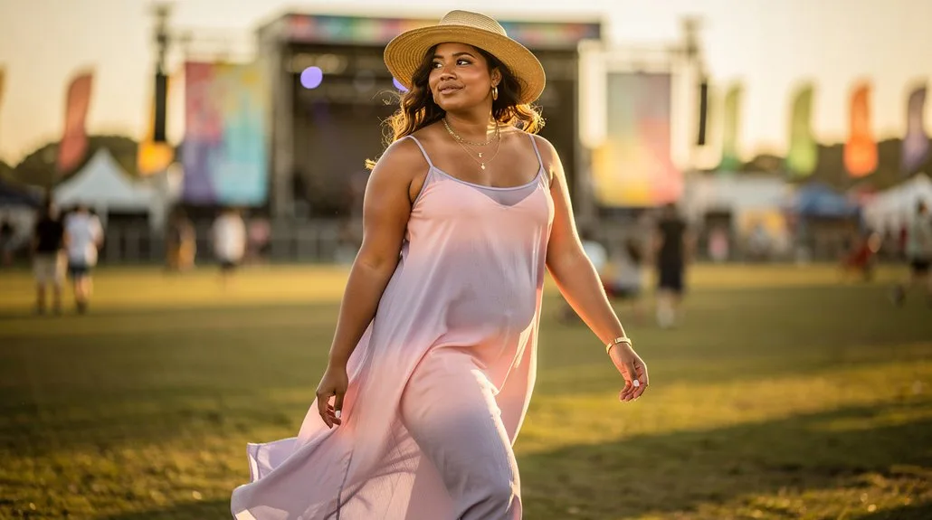 layered slip festival chic